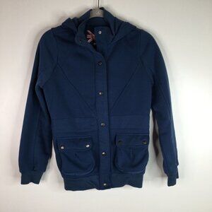 Miss London Blue Hooded Jacket Size L